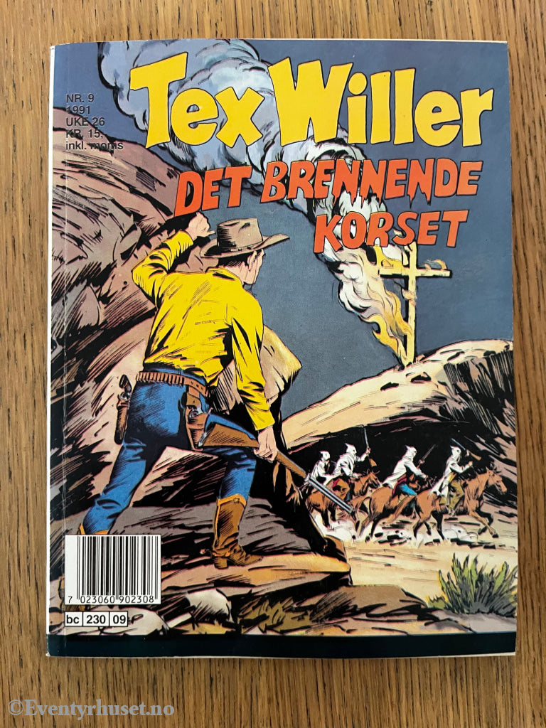 Tex Willer nr. 9 (1991). Tegneseriepocket.