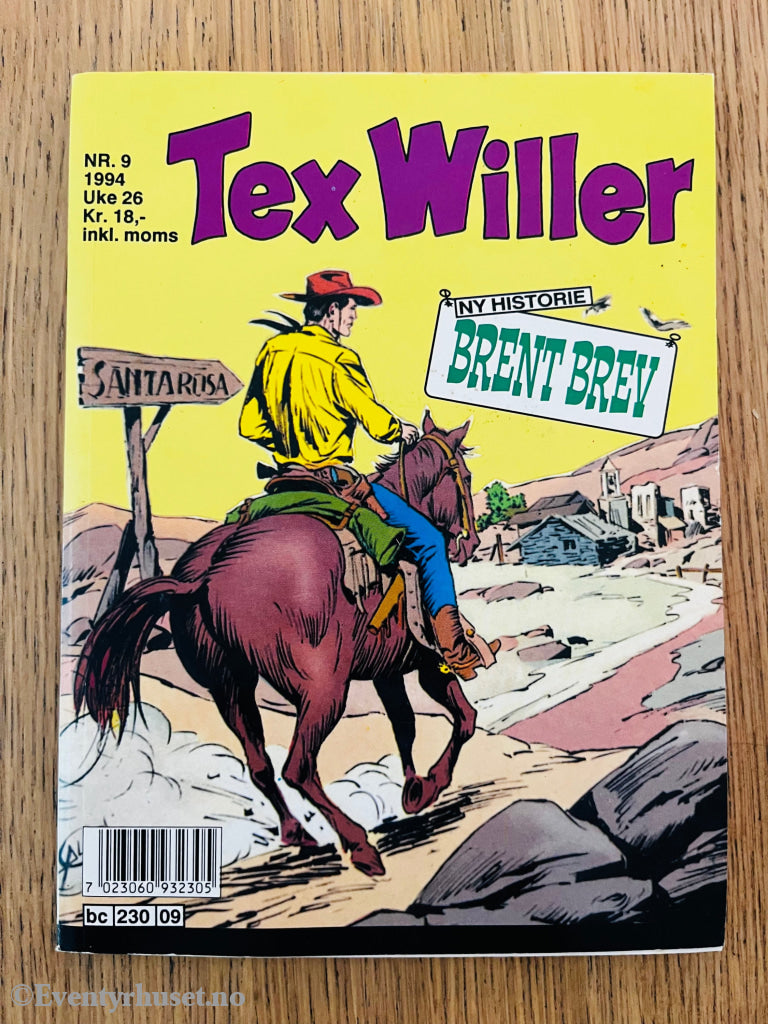 Tex Willer nr. 9 (1994). Tegneseriepocket.