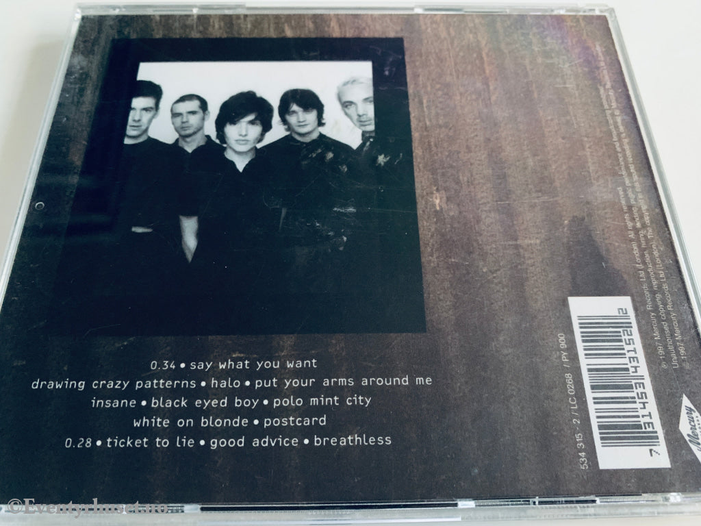 Texas 1997. White On Blonde. CD