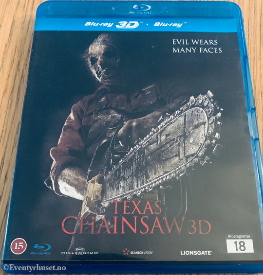 Texas Chainsaw 3D (2013). Blu-Ray.