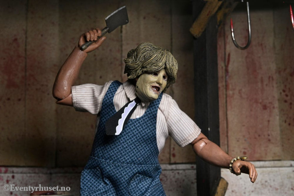 Texas Chainsaw Massacre Clothed Action Figure Leatherface with Old Lady Mask 20 cm Toys