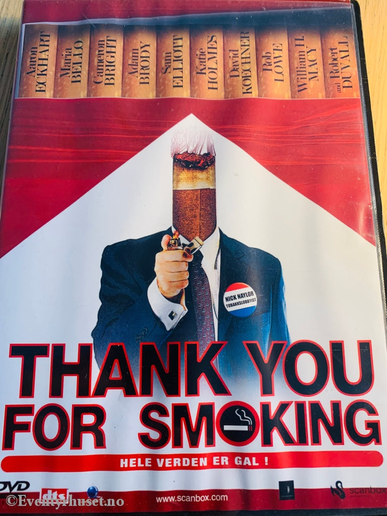 Thank You For Not Smoking. Dvd. Dvd