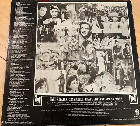 That's Entertainment, Part 2 LP.