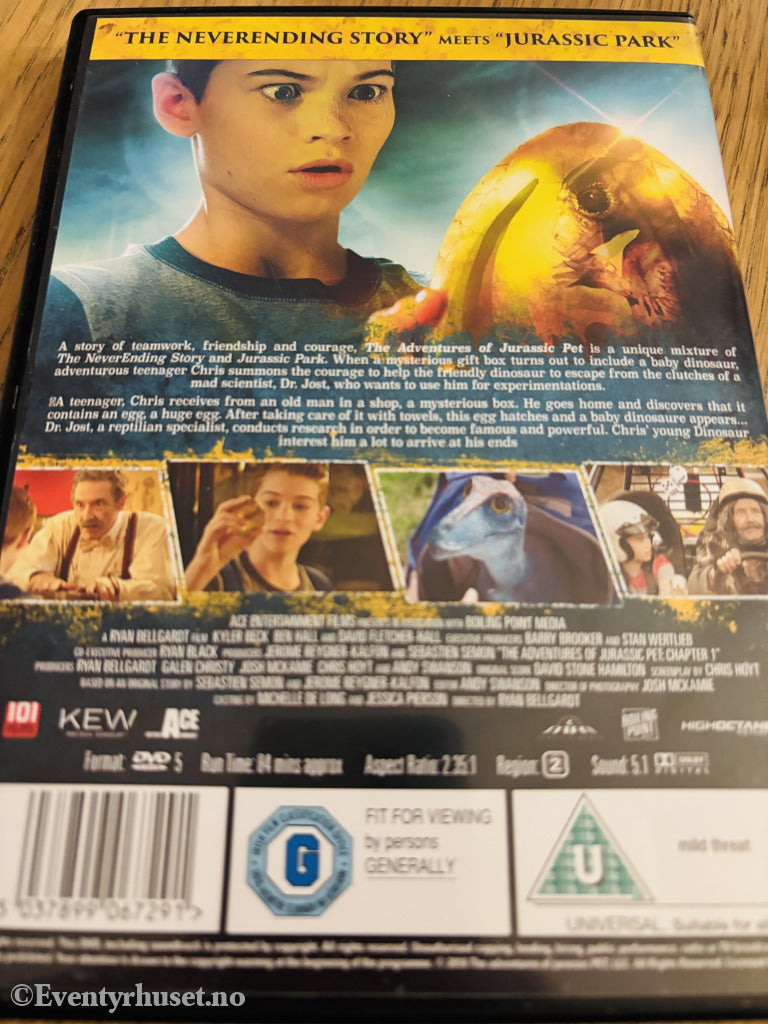 The Adventures of Jurassic Pet: Chapter 1 (2018) . DVD.