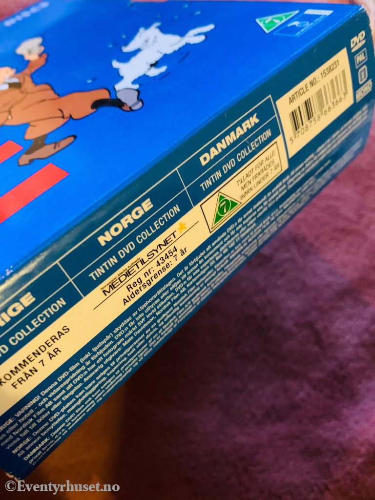 The Adventures of Tintin. DVD samleboks.