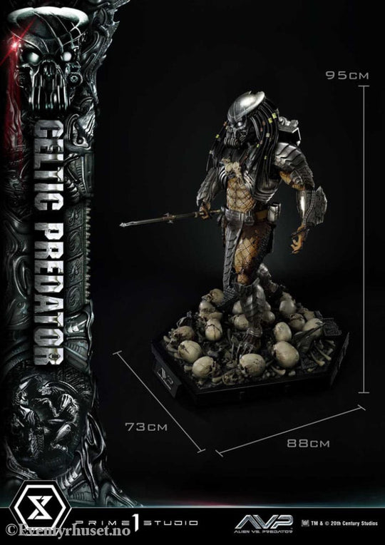 The Alien vs. Predator Museum Masterline Series Statue 1/3 Celtic Predator Bonus Ver. 95 cm Collectibles