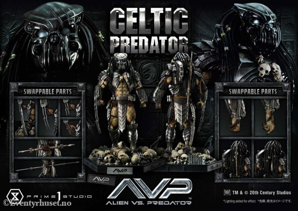The Alien vs. Predator Museum Masterline Series Statue 1/3 Celtic Predator Bonus Ver. 95 cm Collectibles