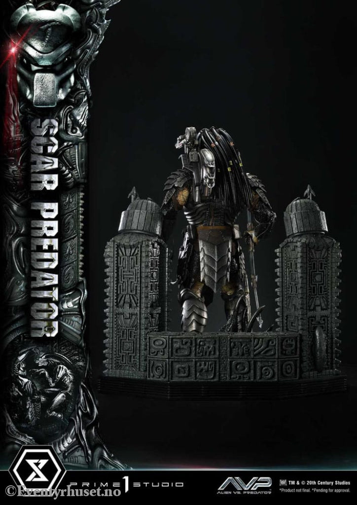 The Alien vs. Predator Museum Masterline Series Statue 1/3 Scar Predator 93 cm Collectibles