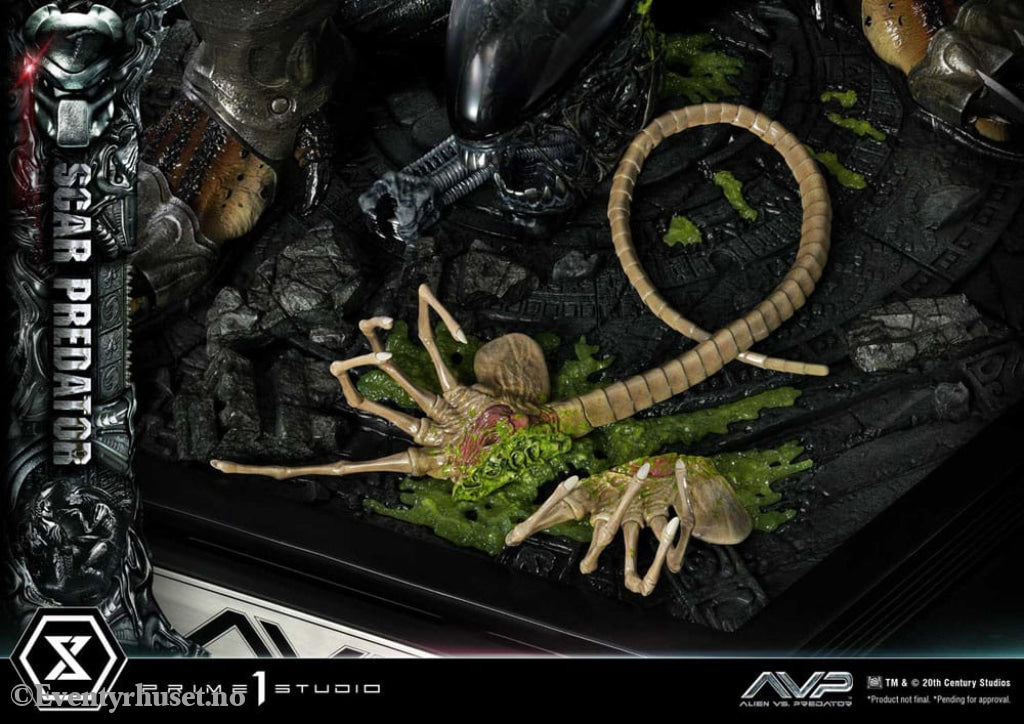 The Alien vs. Predator Museum Masterline Series Statue 1/3 Scar Predator 93 cm Collectibles