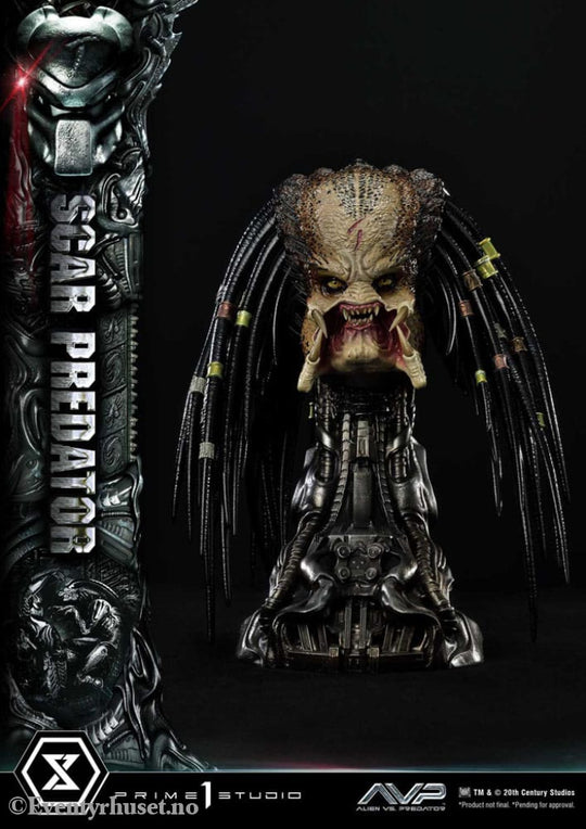The Alien vs. Predator Museum Masterline Series Statue 1/3 Scar Predator 93 cm Collectibles
