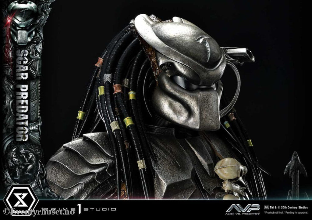 The Alien vs. Predator Museum Masterline Series Statue 1/3 Scar Predator Deluxe Bonus Version 93 cm Collectibles