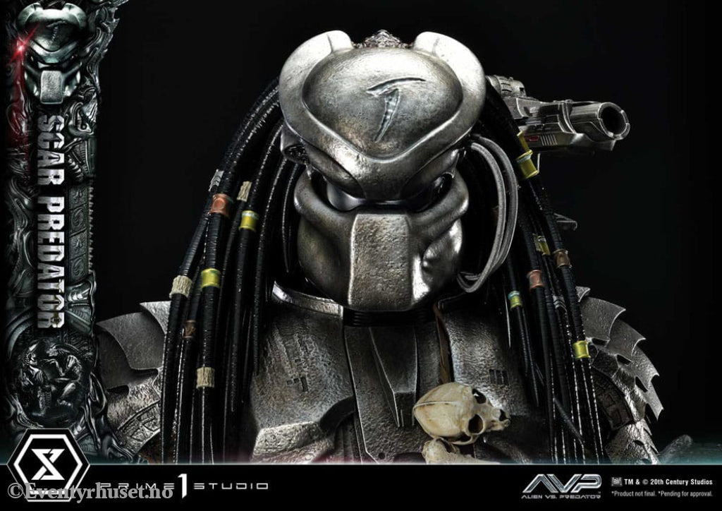 The Alien vs. Predator Museum Masterline Series Statue 1/3 Scar Predator Deluxe Bonus Version 93 cm Collectibles