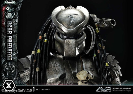 The Alien vs. Predator Museum Masterline Series Statue 1/3 Scar Predator Deluxe Bonus Version 93 cm Collectibles