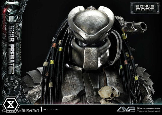 The Alien vs. Predator Museum Masterline Series Statue 1/3 Scar Predator Deluxe Bonus Version 93 cm Collectibles