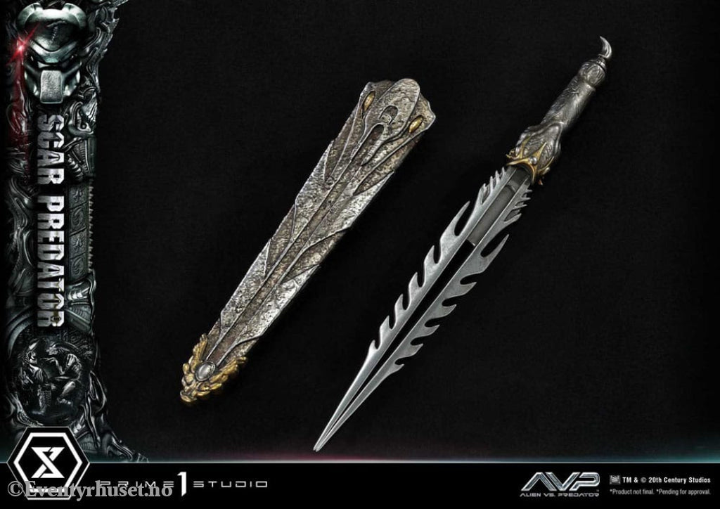 The Alien vs. Predator Museum Masterline Series Statue 1/3 Scar Predator Deluxe Bonus Version 93 cm Collectibles