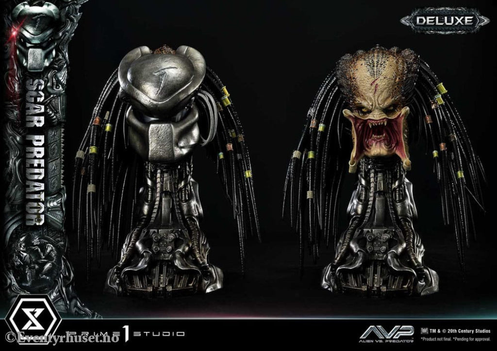 The Alien vs. Predator Museum Masterline Series Statue 1/3 Scar Predator Deluxe Bonus Version 93 cm Collectibles