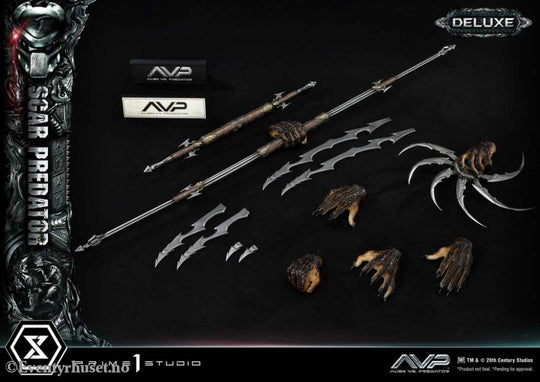The Alien vs. Predator Museum Masterline Series Statue 1/3 Scar Predator Deluxe Bonus Version 93 cm Collectibles
