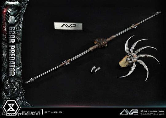 The Alien vs. Predator Museum Masterline Series Statue 1/3 Scar Predator Deluxe Bonus Version 93 cm Collectibles