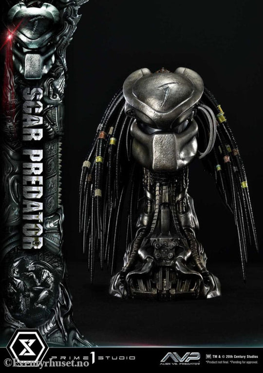 The Alien vs. Predator Museum Masterline Series Statue 1/3 Scar Predator Deluxe Bonus Version 93 cm Collectibles