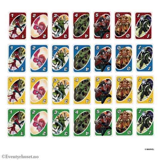 The Amazing Spider-Man Card Game UNO Games