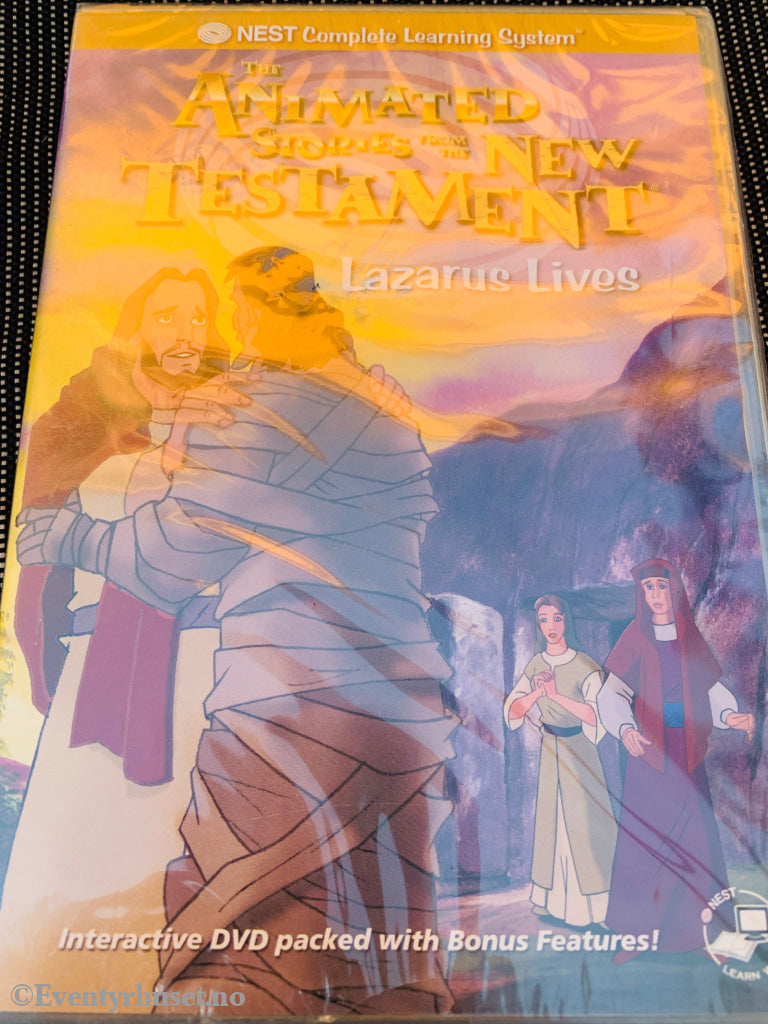 The Animated Stories of The New Testament - Lazarus Lives. DVD. Ny i plast! DVD