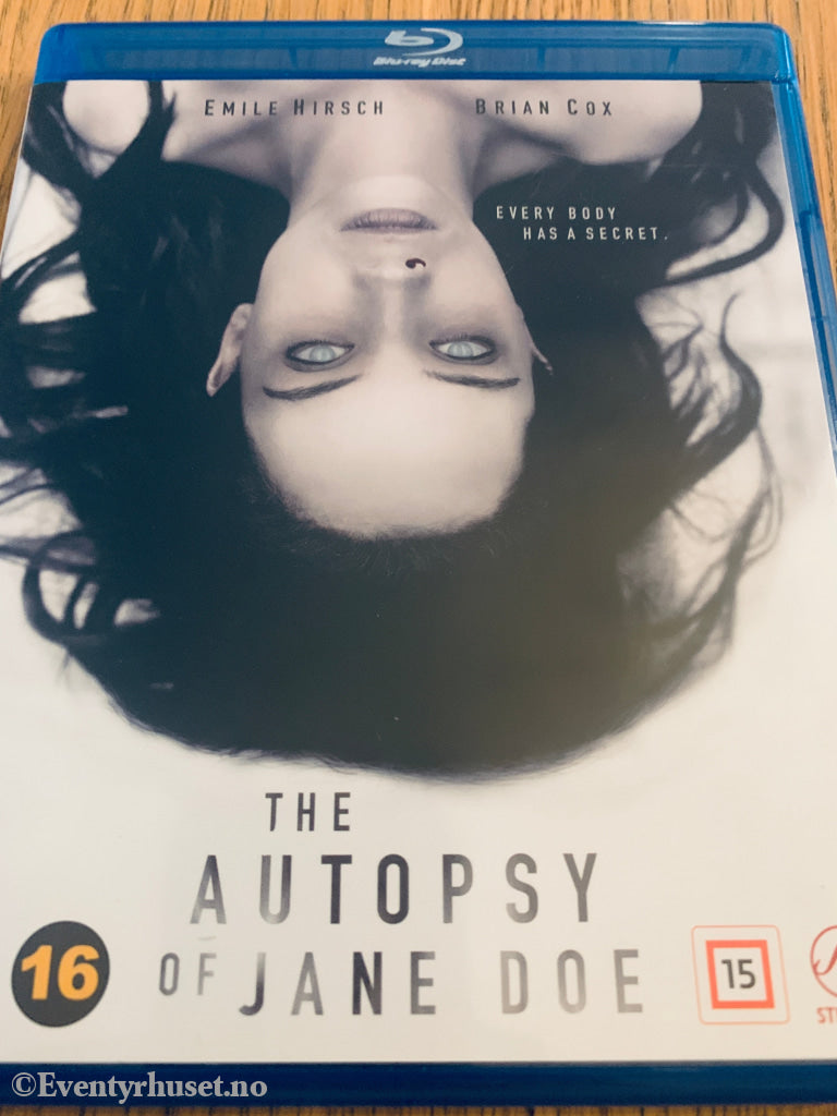 The Autopsy of Jane Doe (2016). Blu-Ray.