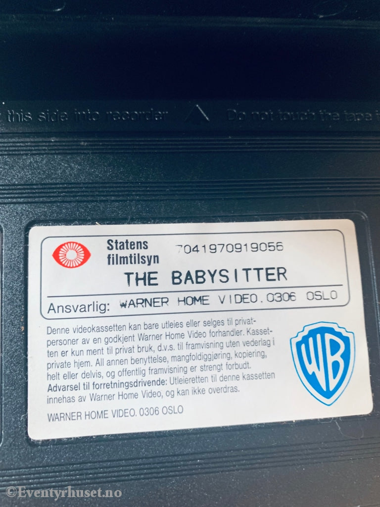 The Babysitter. 1995. Vhs. Vhs