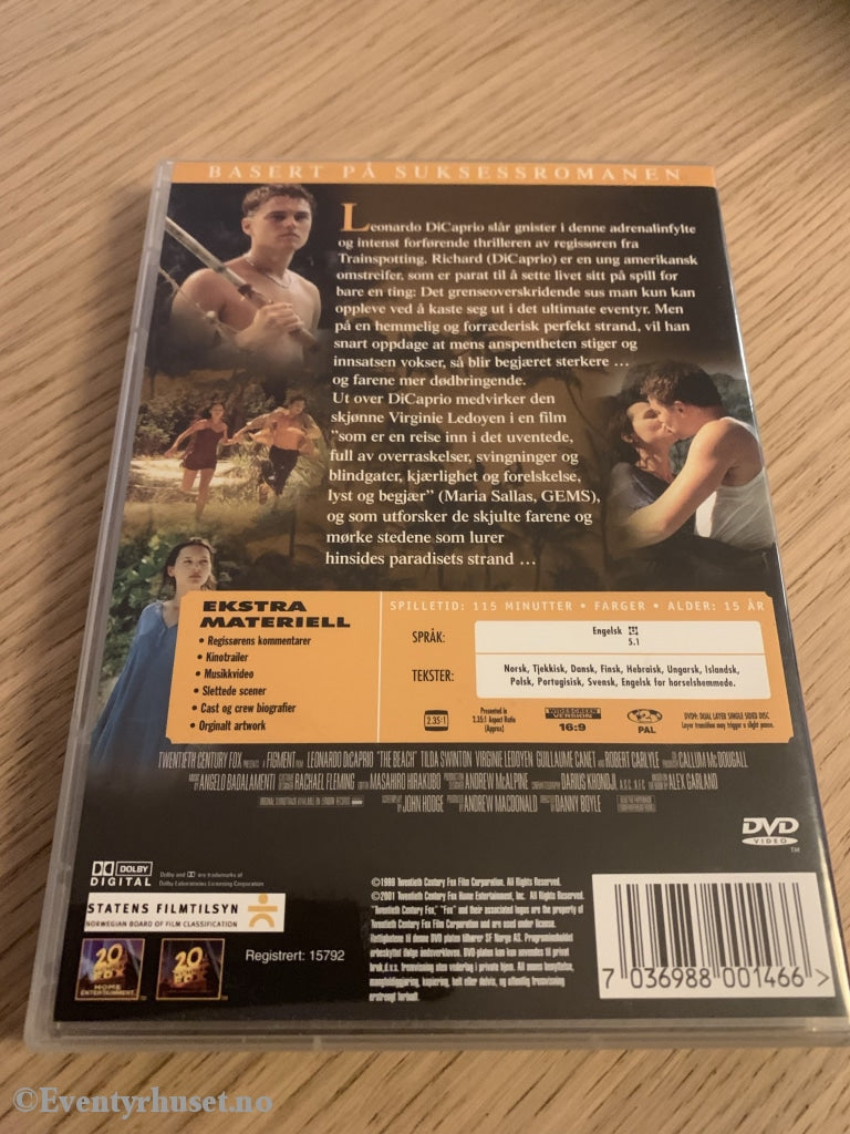 The Beach. 1999. Dvd. Dvd
