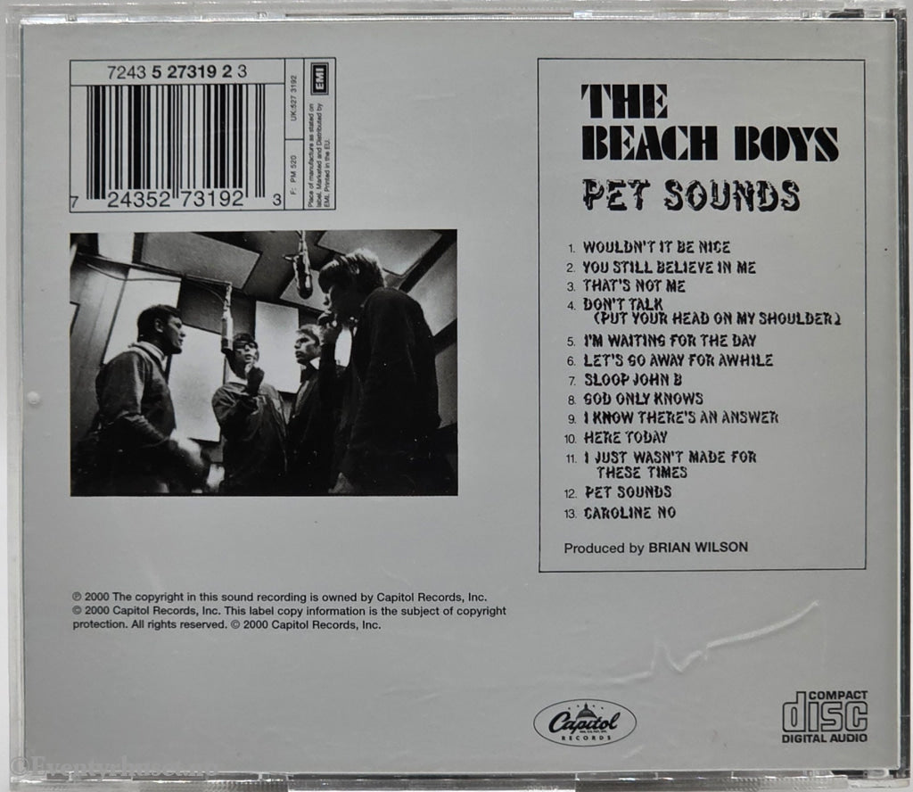 The Beach Boys. 1966 (CD-utgave). Pet Sounds. Musikk-CD.
