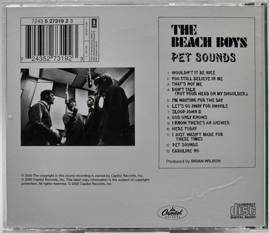 The Beach Boys. 1966 (CD-utgave). Pet Sounds. Musikk-CD.