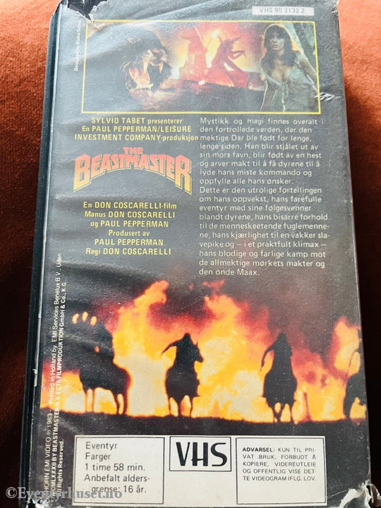 The Beastmaster. Vhs. Vhs