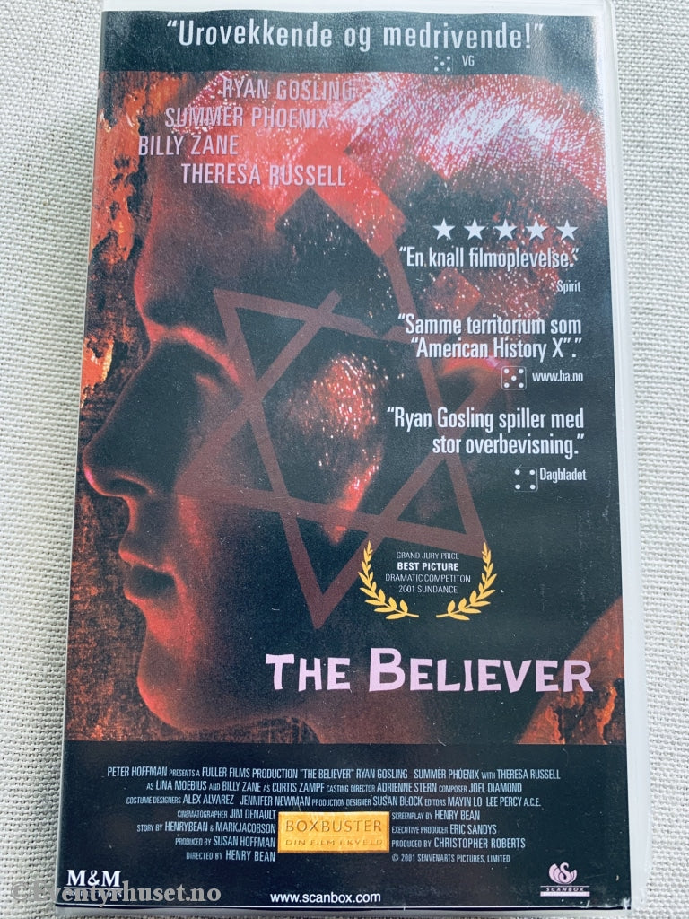 The Believer. 2001. Vhs. Vhs
