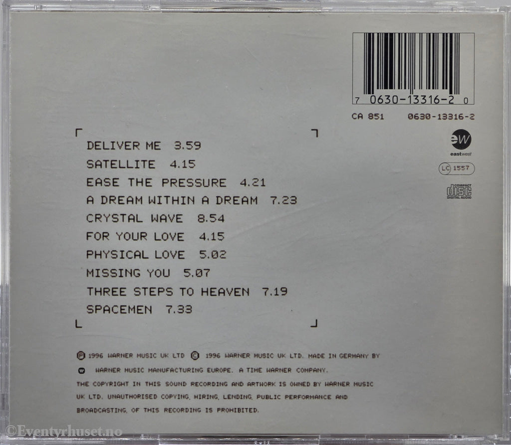 The Beloved. X. 1996. Musikk-CD.