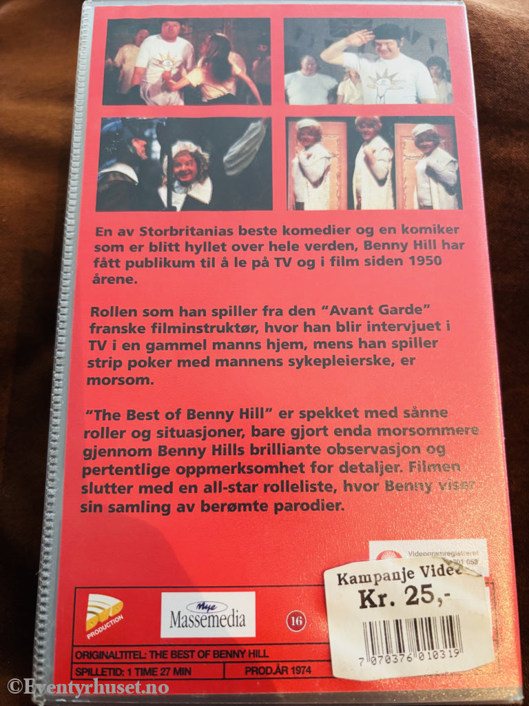 The Best of Benny Hill. VHS.