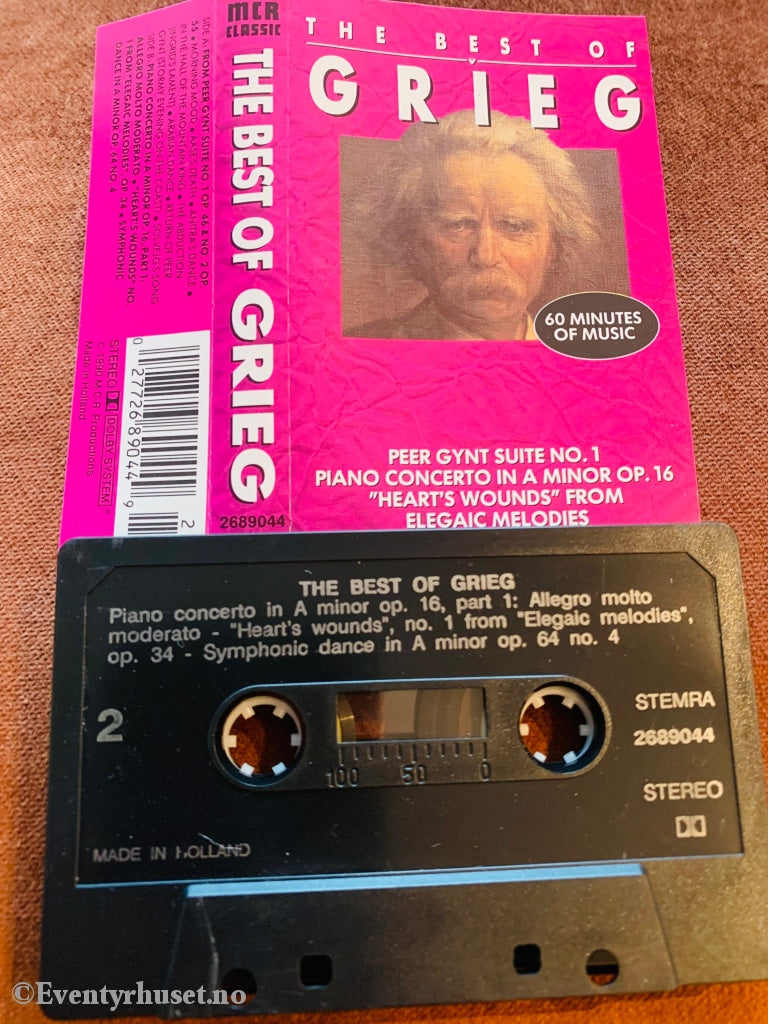 The Best Of Grieg. 1990. Kassett. Kassett (Mc)