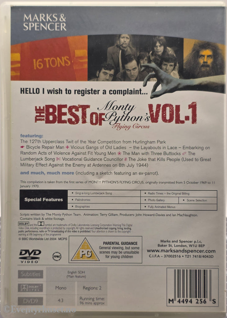 The Best of Monty Python’s Flying Circus. 2003. DVD.