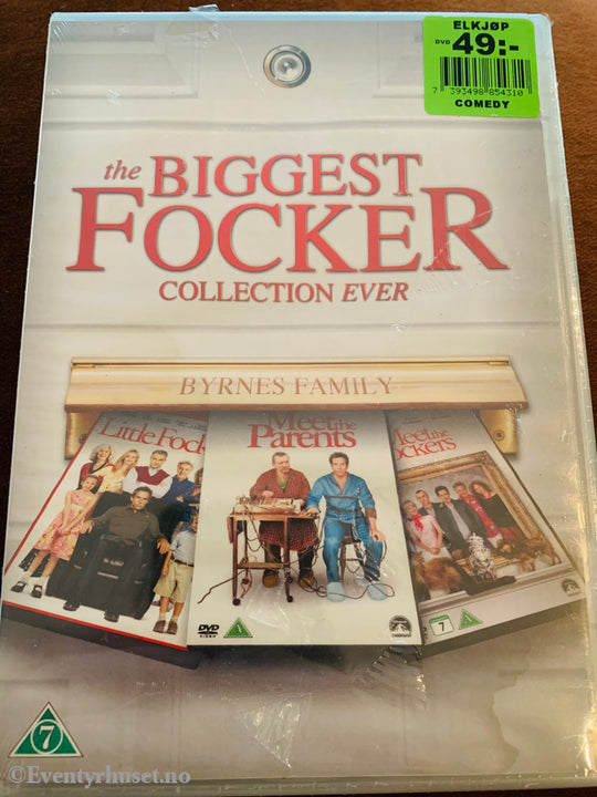 The Biggest Focker Collection Ever. Dvd Samleboks. Ny I Plast!