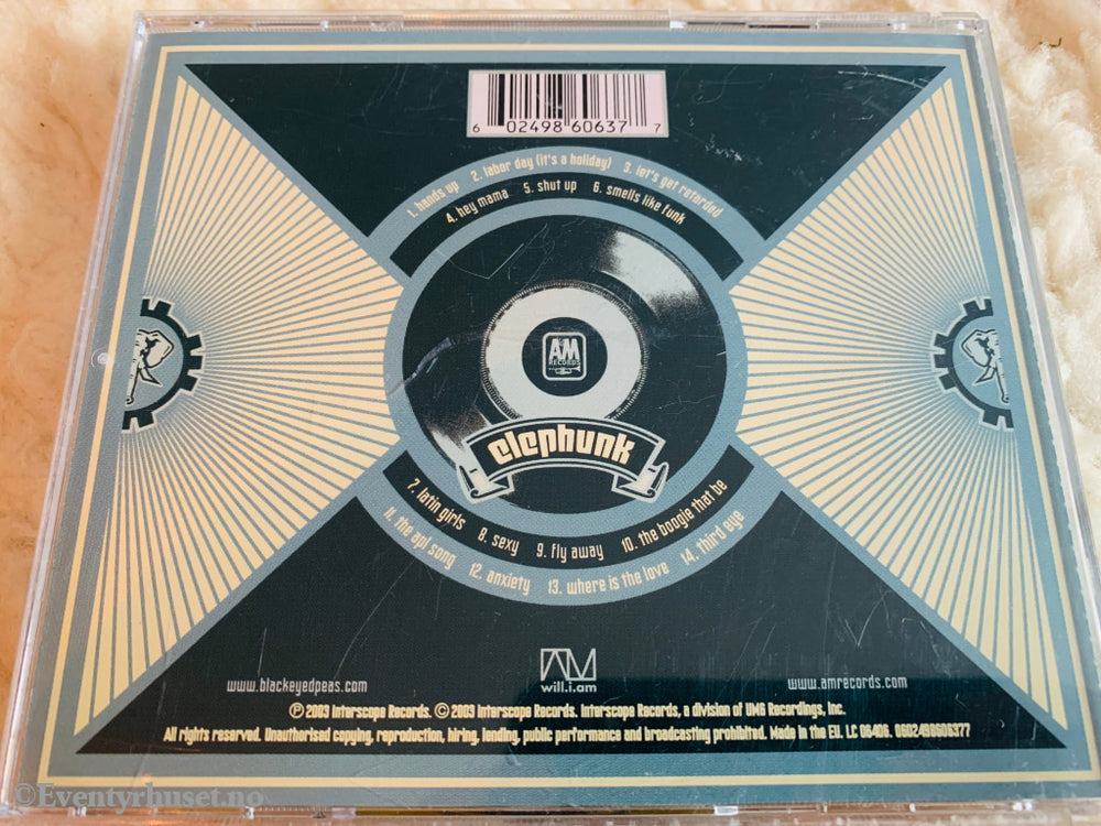 The Black Eyed Peas. Elephunk. 2003. CD.