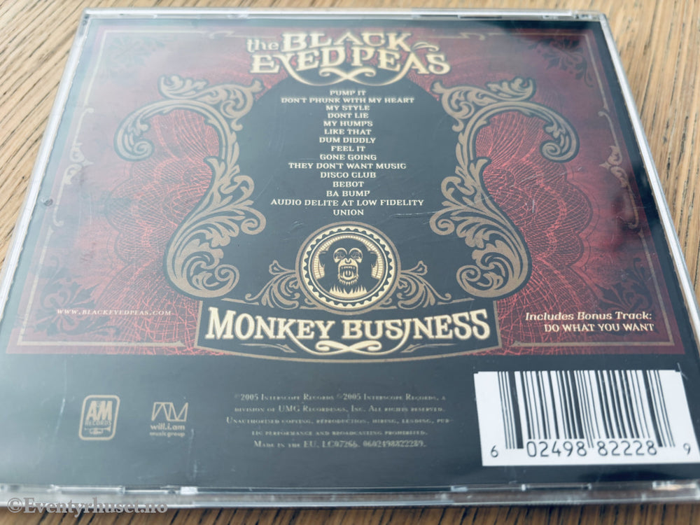 The Black Eyed Peas – Monkey Business. 2005. CD.