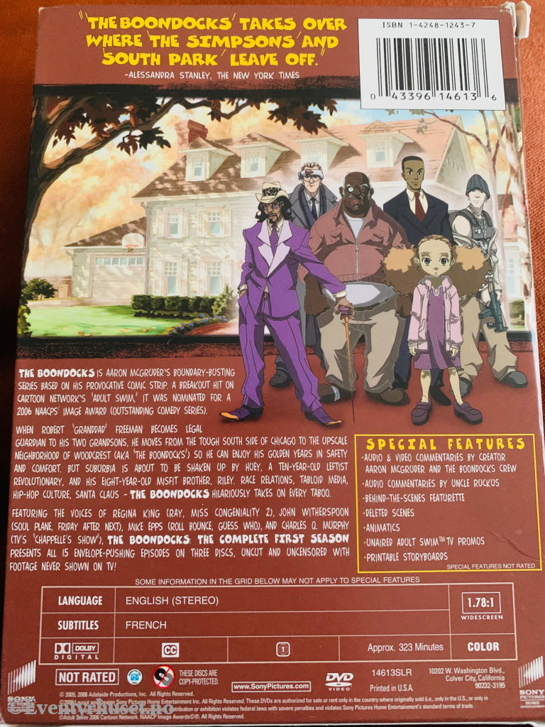 The Boondocks. Sesong 1. Dvd Samleboks.