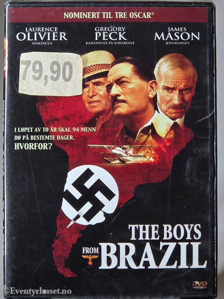 The Boys from Brazil (1978). DVD. Ny i plast! Pioneer Home Entertainment