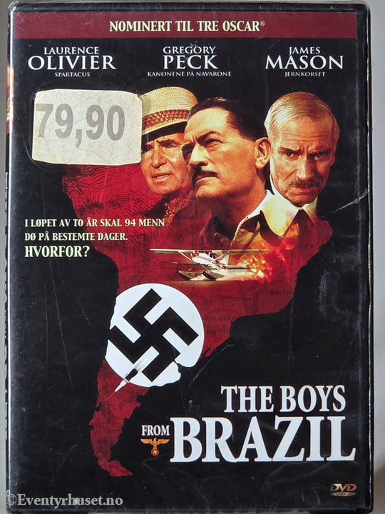 The Boys from Brazil (1978). DVD. Ny i plast! Pioneer Home Entertainment