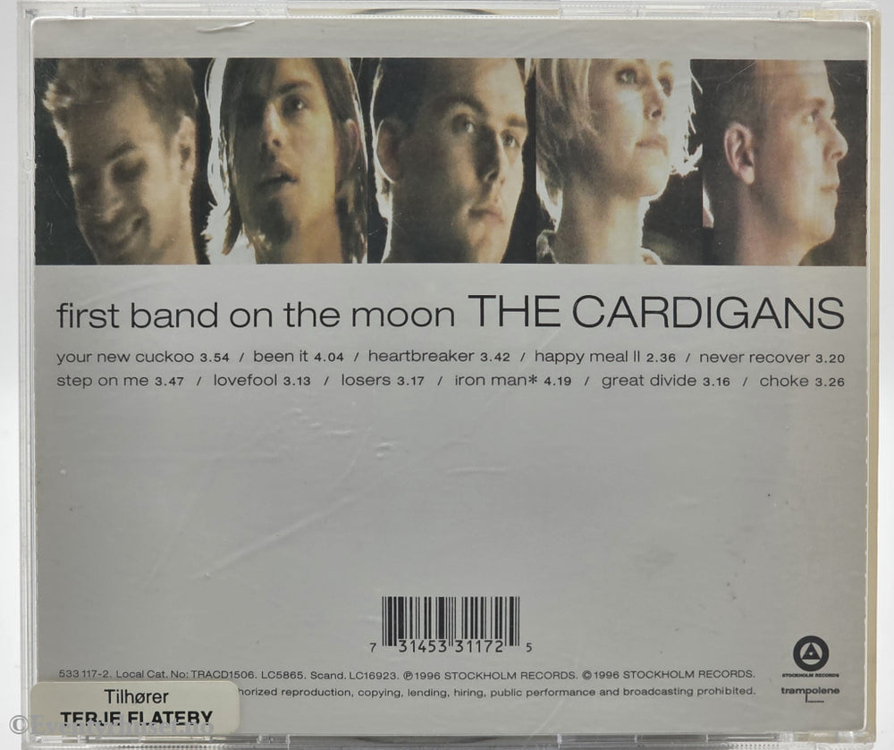 The Cardigans. 1996. First Band On The Moon. CD.