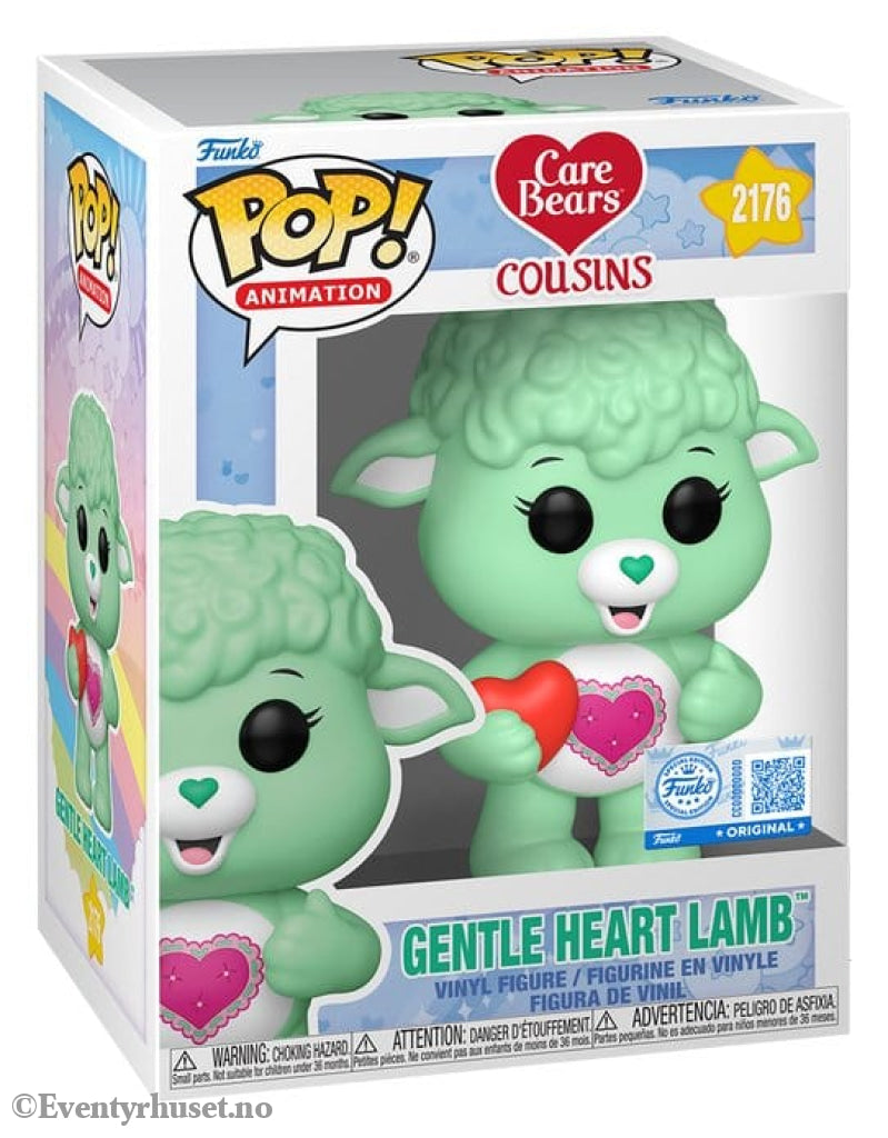 The Care Bears POP! Animation Vinyl Figure Gentle Heart Lamb 9 cm Collectibles