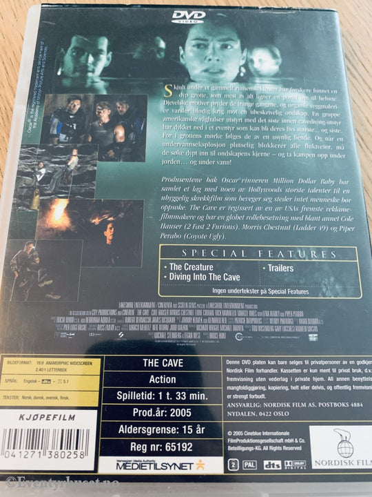 The Cave. 3D Forside. 2005. Dvd. Dvd
