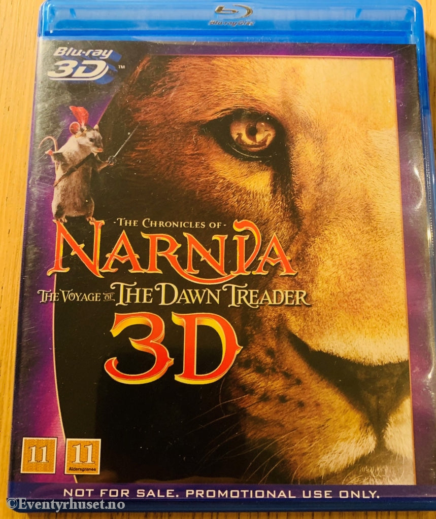 The Chronicles Of Narnia - Voyage Dawn Treader. 3D. Blu-Ray. Blu-Ray Disc