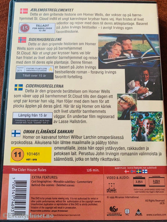 The Cider House Rules. Dvd. Dvd