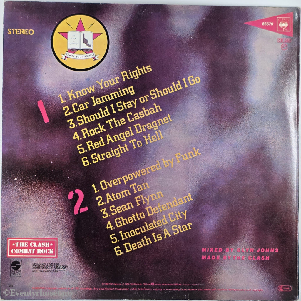 The Clash. 1982. Combat Rock . LP.