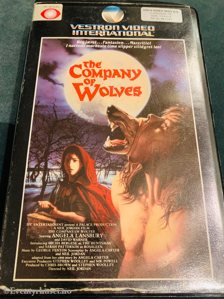 The Company Of Wolves. 1984. Vhs Big Box. Box