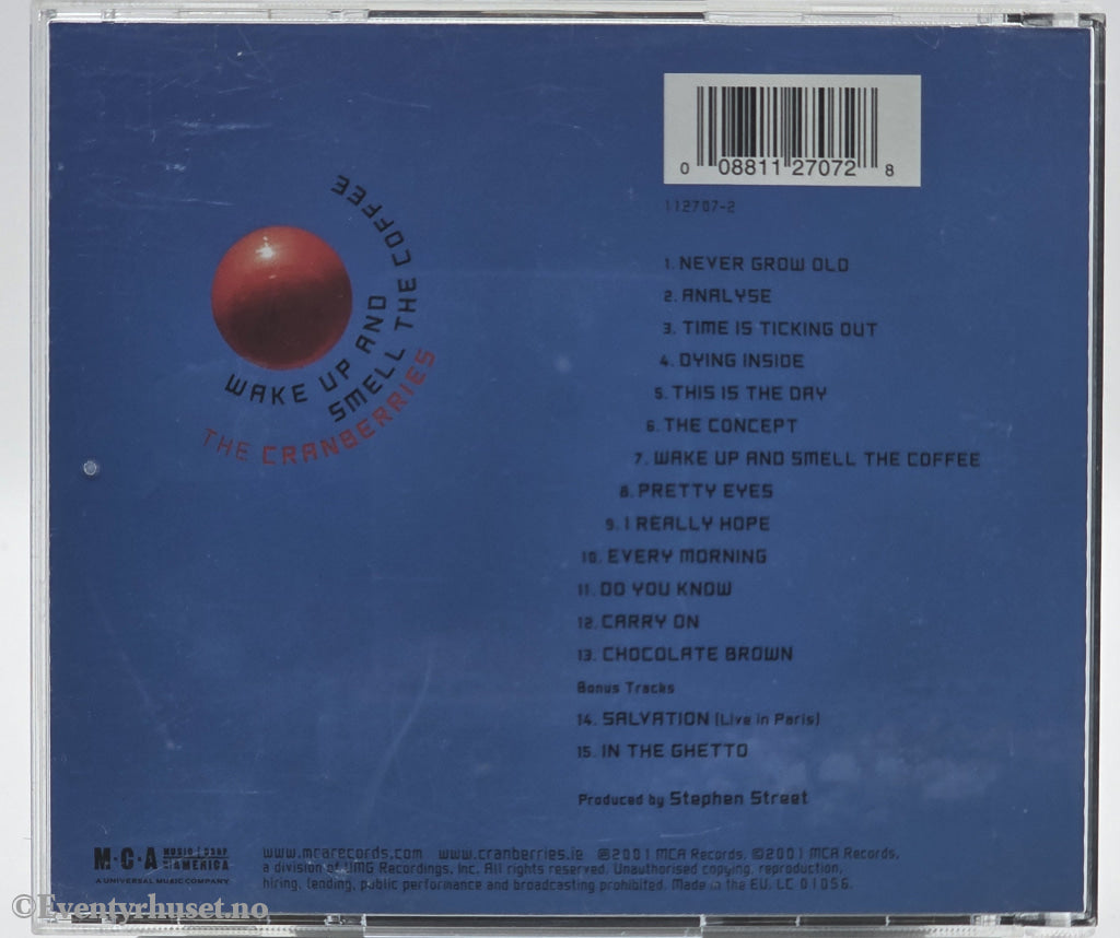 The Cranberries. 2001. Wake Up and Smell the Coffee. CD.